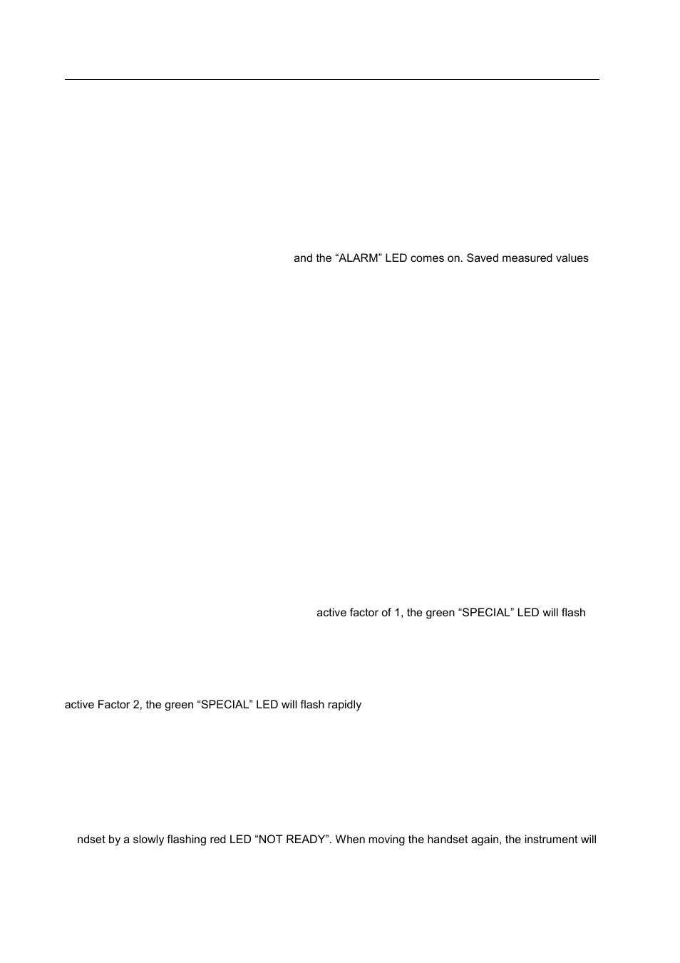 Ion Science SF6 P1:p User Manual | Page 22 / 42