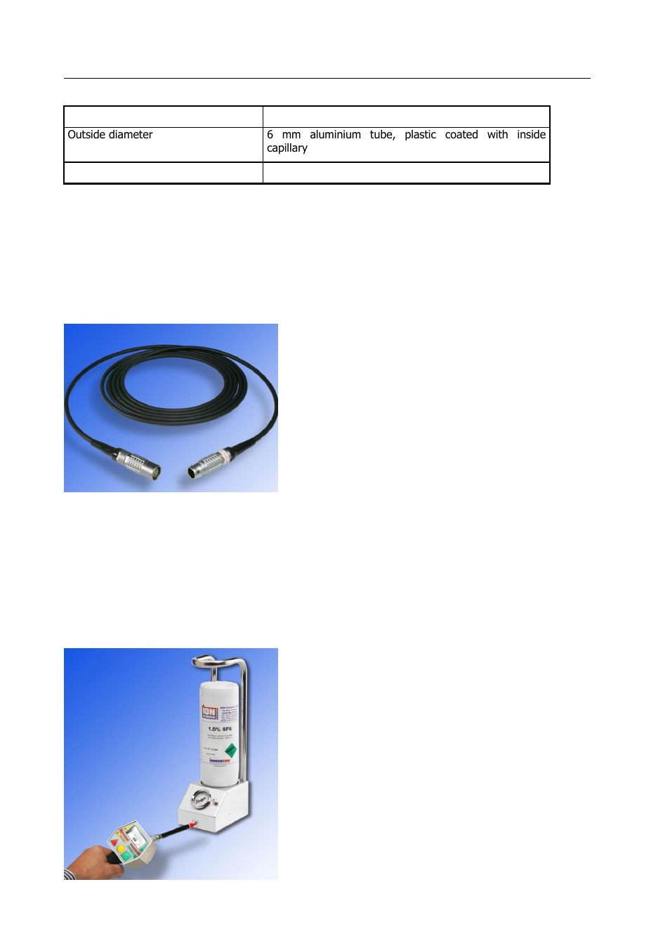 Leads extender, Sf6 leak detector calibrator | Ion Science SF6 P1:p User Manual | Page 33 / 42