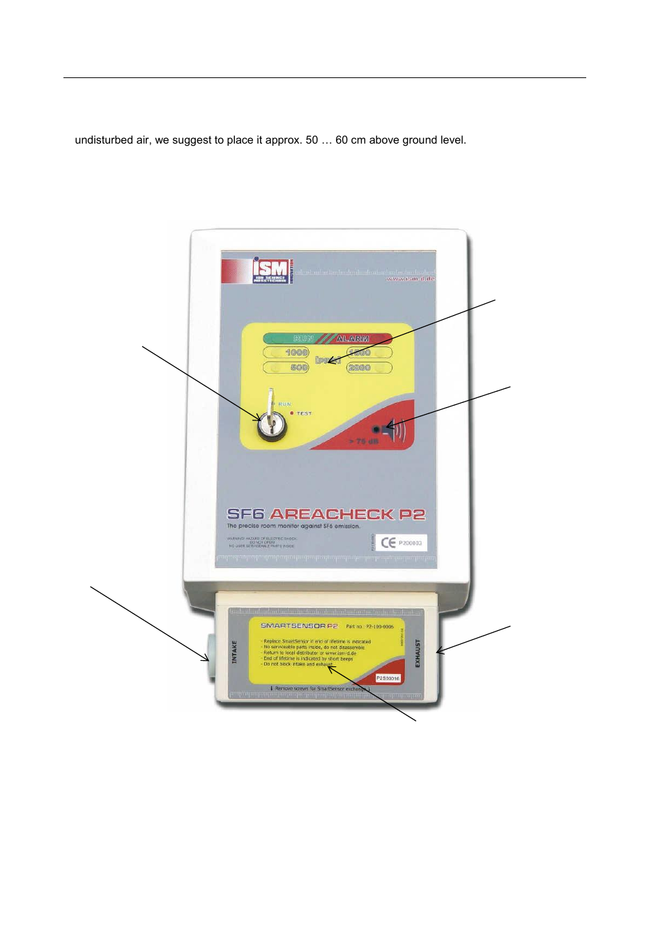 Installation, Location | Ion Science SF6 P2 User Manual | Page 5 / 16