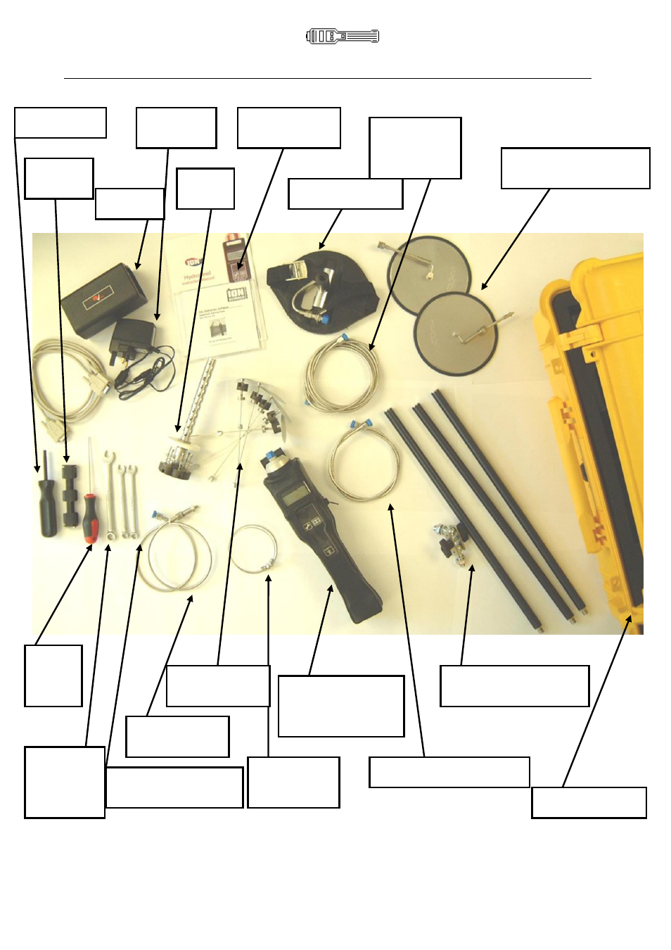 Contents of the hydrosteel 6000 complete kit | Ion Science Hydrosteel 6000 User Manual | Page 6 / 39