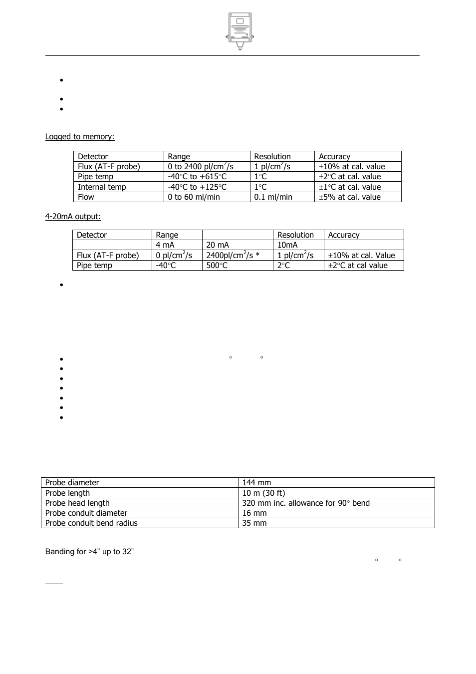 Technical specifications | Ion Science Hydrosteel 7000 User Manual | Page 41 / 43