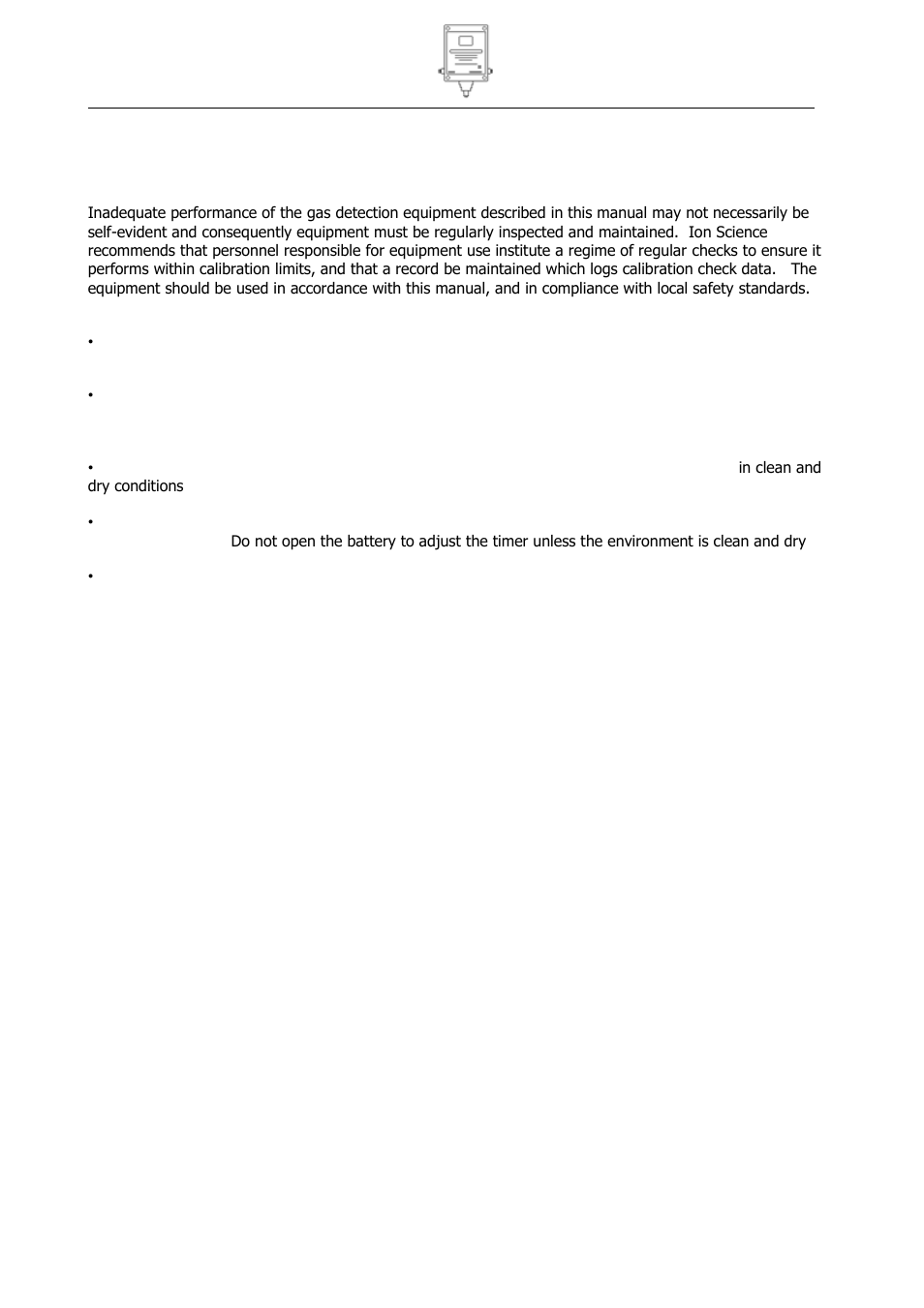 Statements, Responsibility for use, Warnings | Quality assurance, Calibration facility, Legal notice | Ion Science Hydrosteel 7000TL User Manual | Page 5 / 18