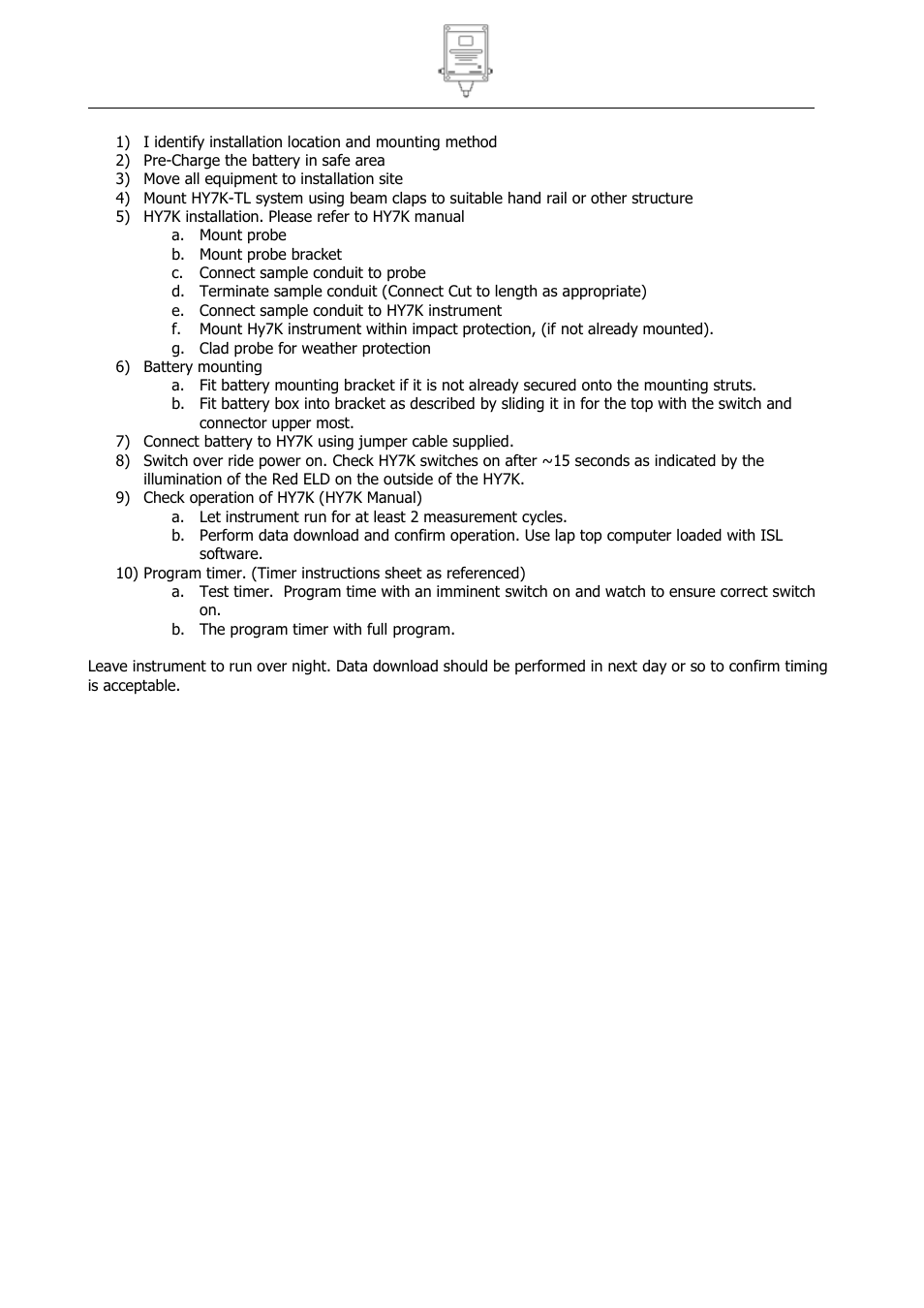 Ion Science Hydrosteel 7000TL User Manual | Page 7 / 18