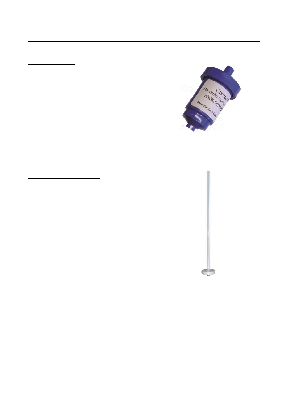 User maintenance, Filter replacement | Ion Science MVI User Manual | Page 19 / 23