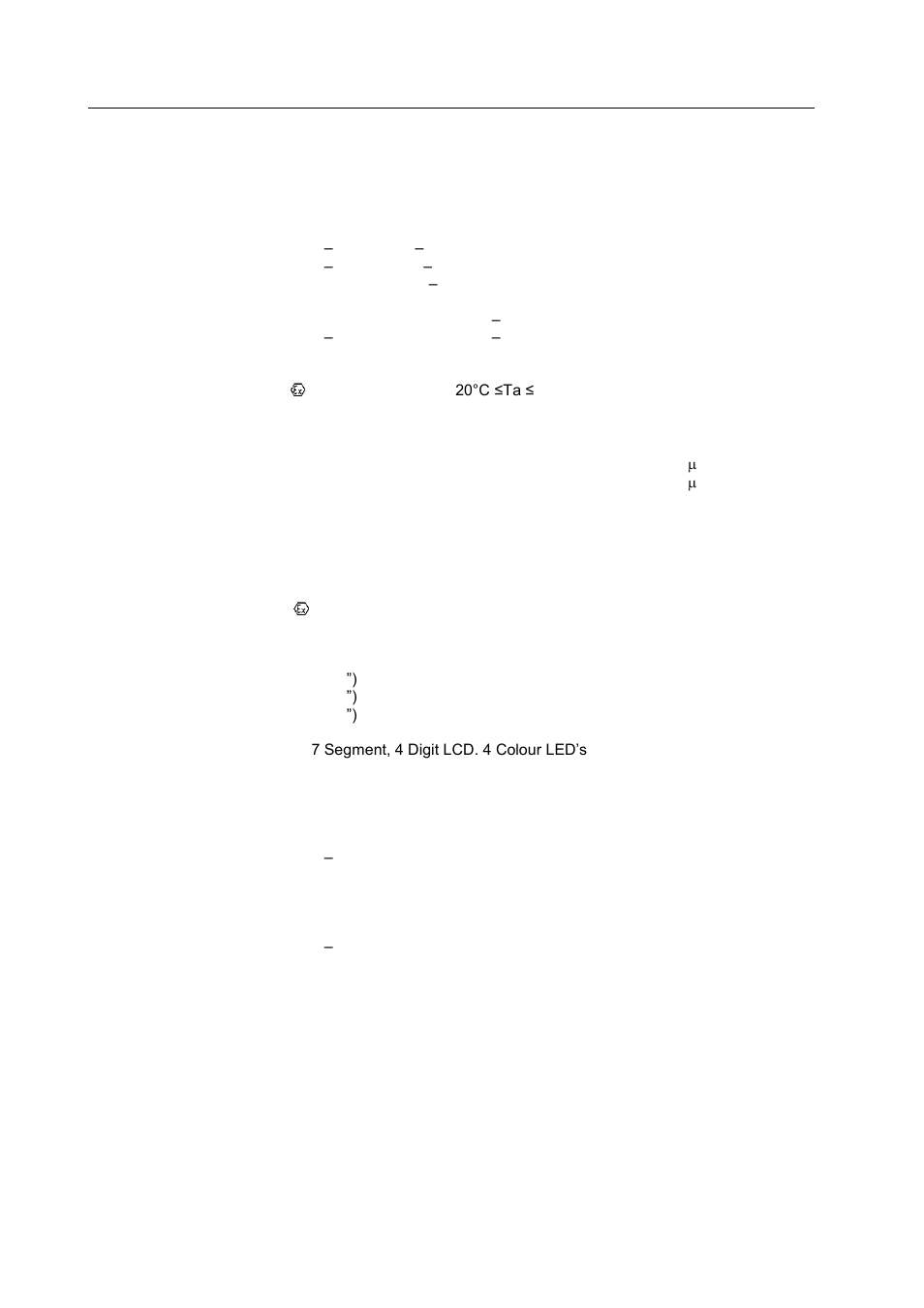 Technical specifications | Ion Science TVOC User Manual | Page 30 / 32