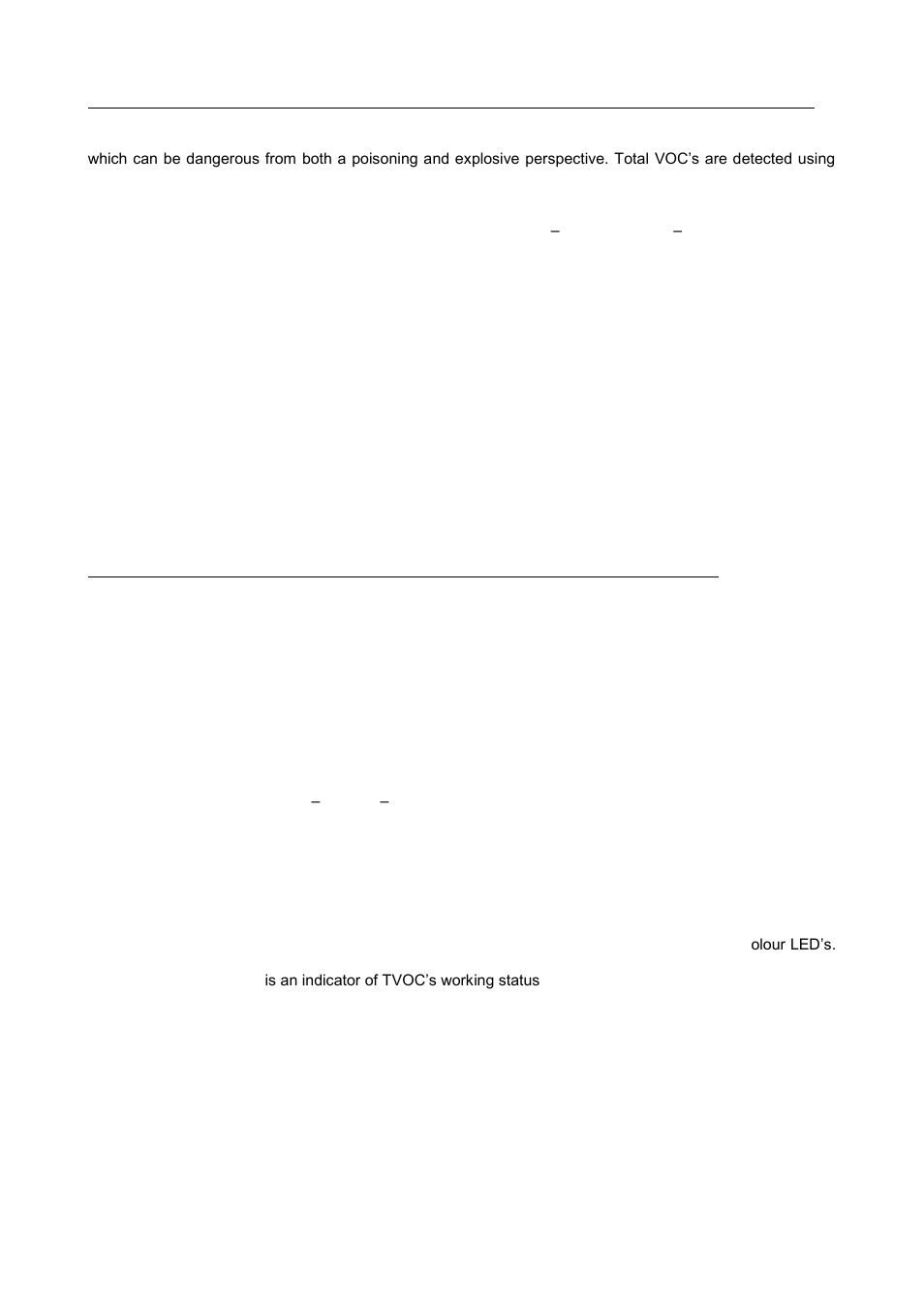 Introduction to tvoc | Ion Science TVOC User Manual | Page 6 / 32