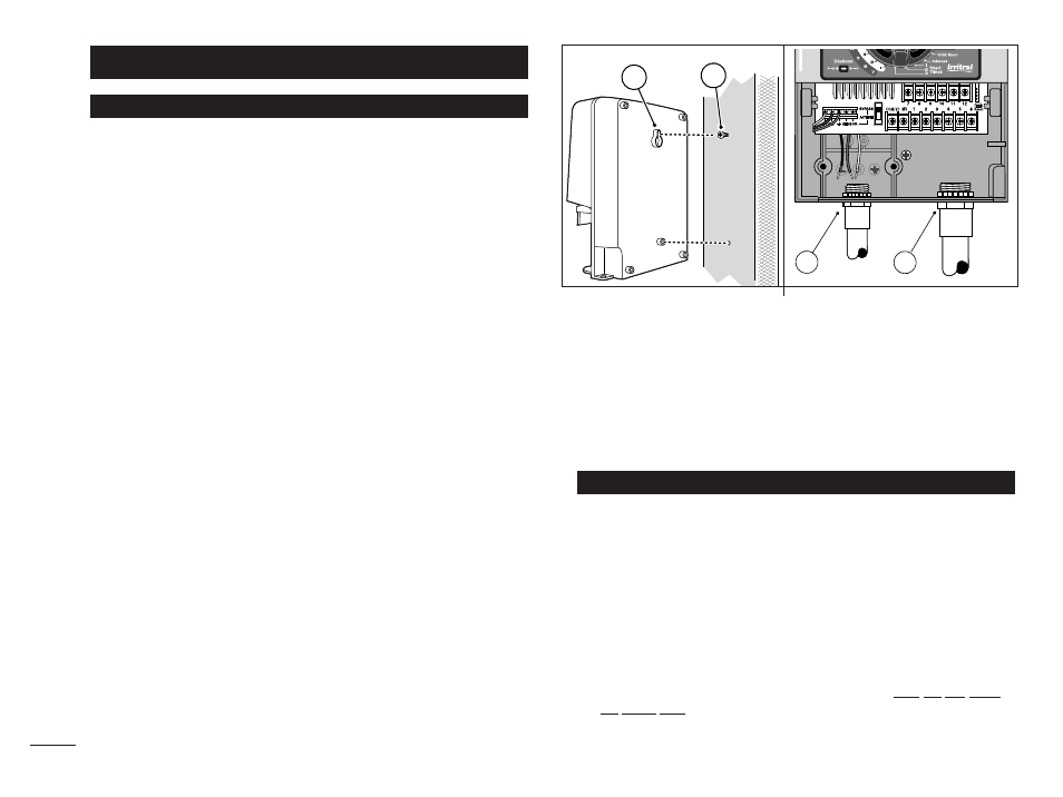 Instalación del programador | Irritrol KwikDial Series User Manual | Page 26 / 60