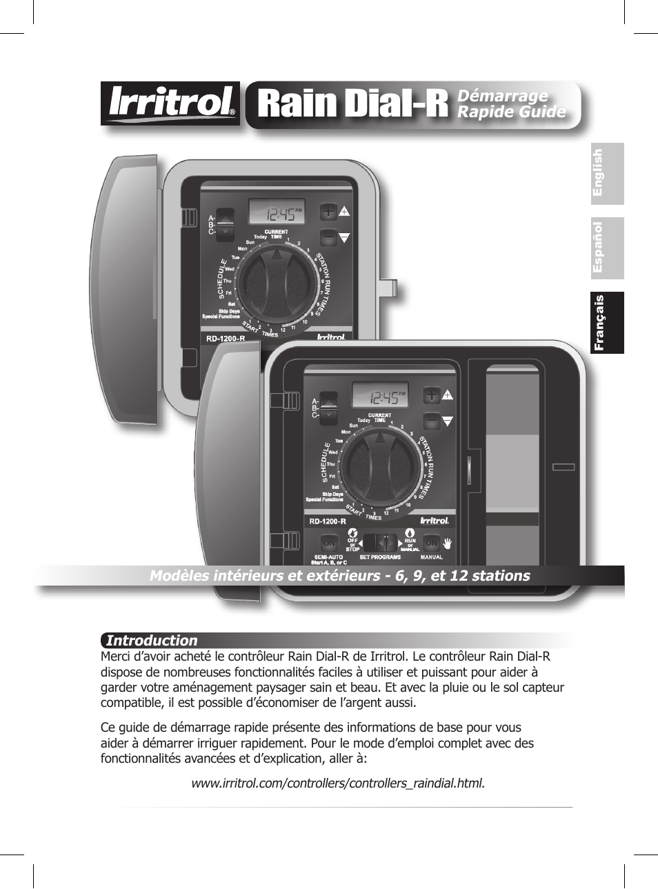 Rain dial-r | Irritrol Rain Dial R User Manual | Page 25 / 36