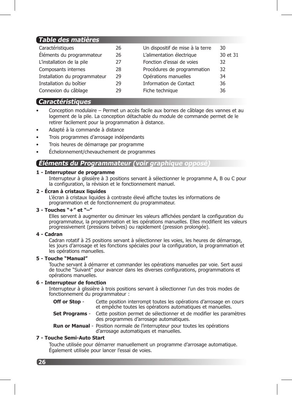 Irritrol Rain Dial R User Manual | Page 26 / 36