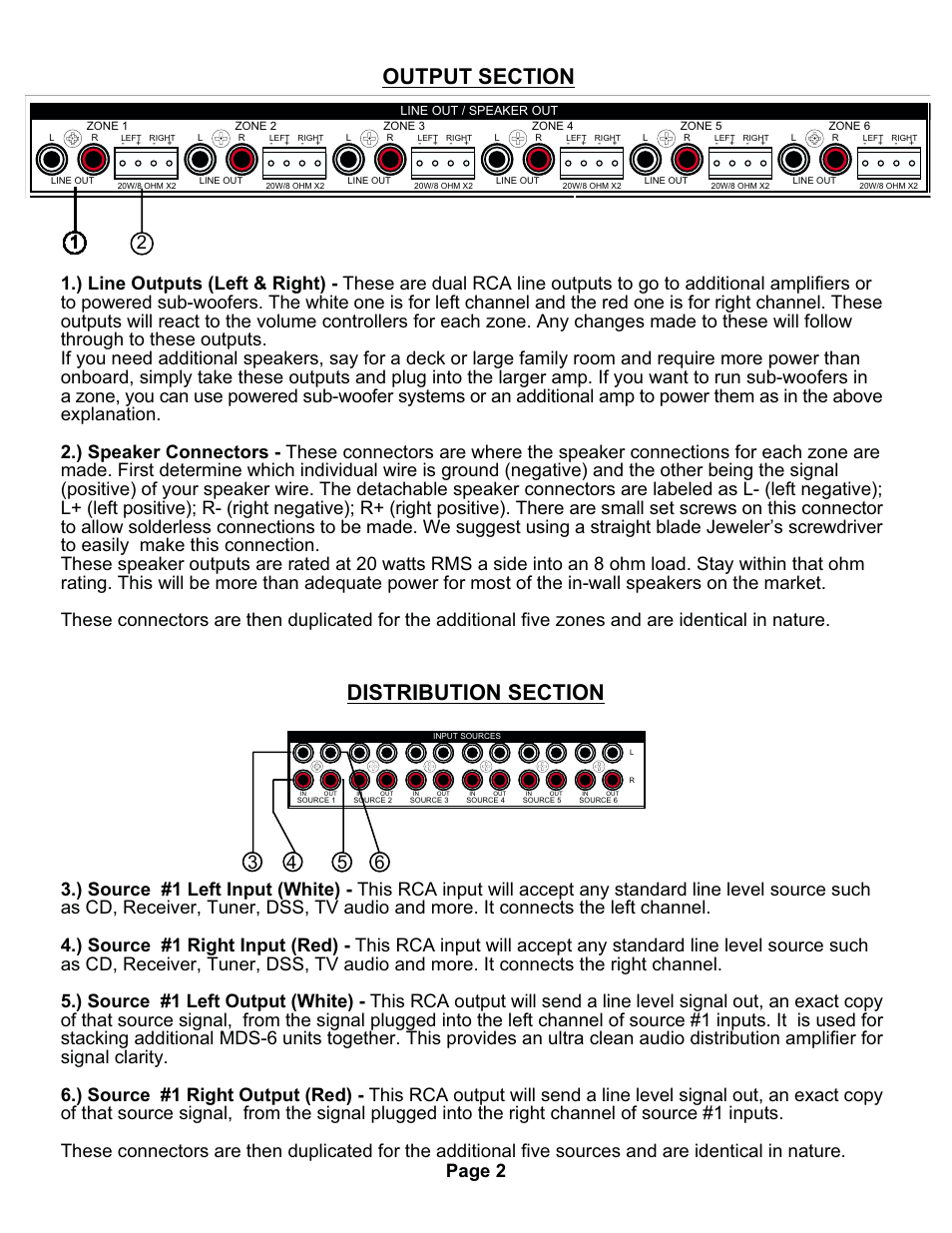 Channel Plus MDS-6 User Manual | Page 5 / 22