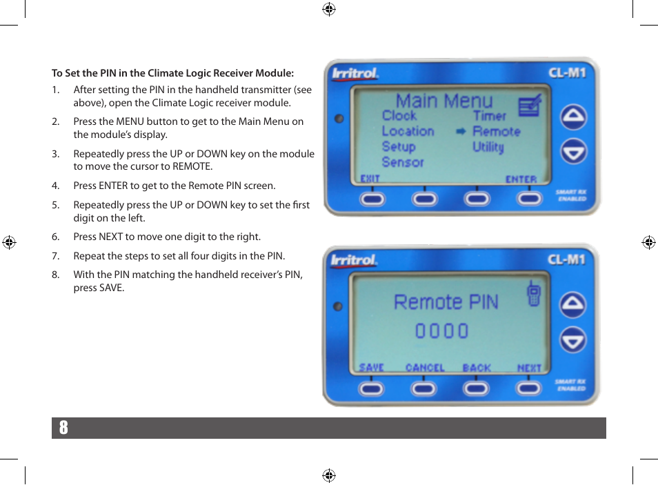 Irritrol CRR User Manual | Page 8 / 36