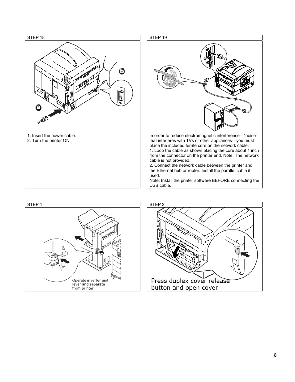Duplexer | iSys iTerra TL1290 Color LED Printer User Manual | Page 10 / 44