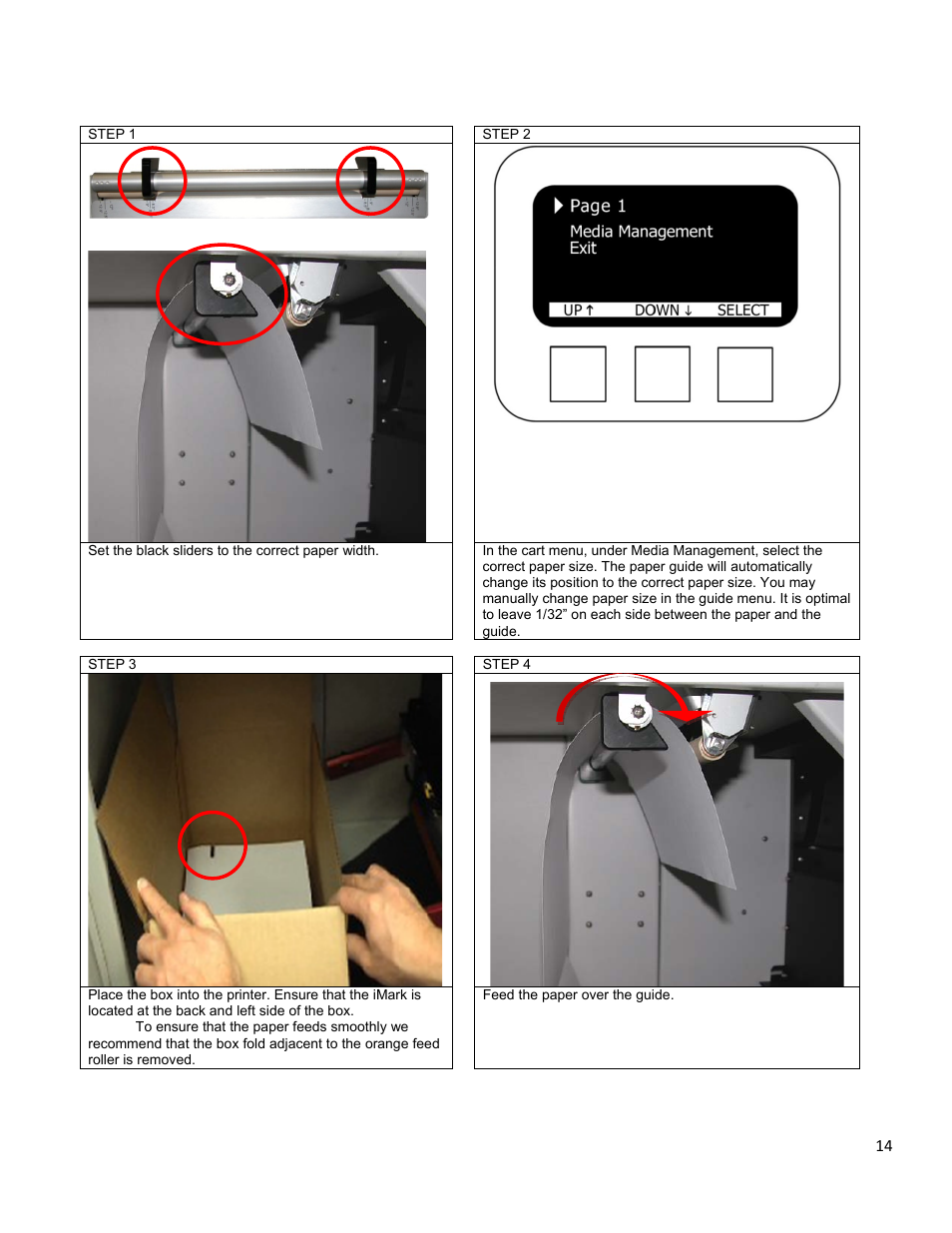 Loading paper into the cart | iSys iTerra TL1290 Color LED Printer User Manual | Page 16 / 44