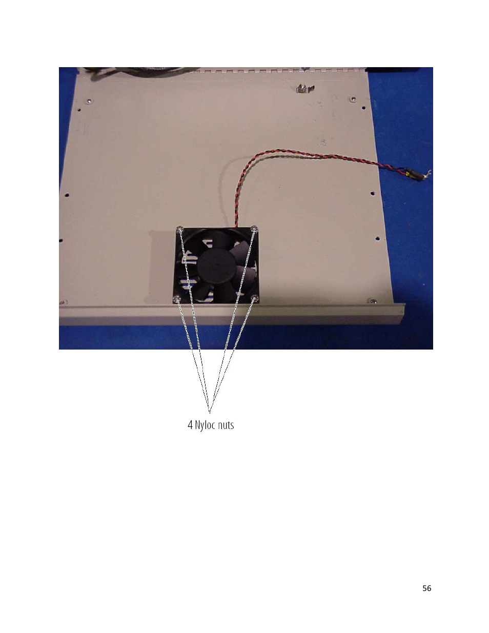 Figure 7-24. bottom cooling fan | iSys V12 Thermal Printer User Manual | Page 56 / 96