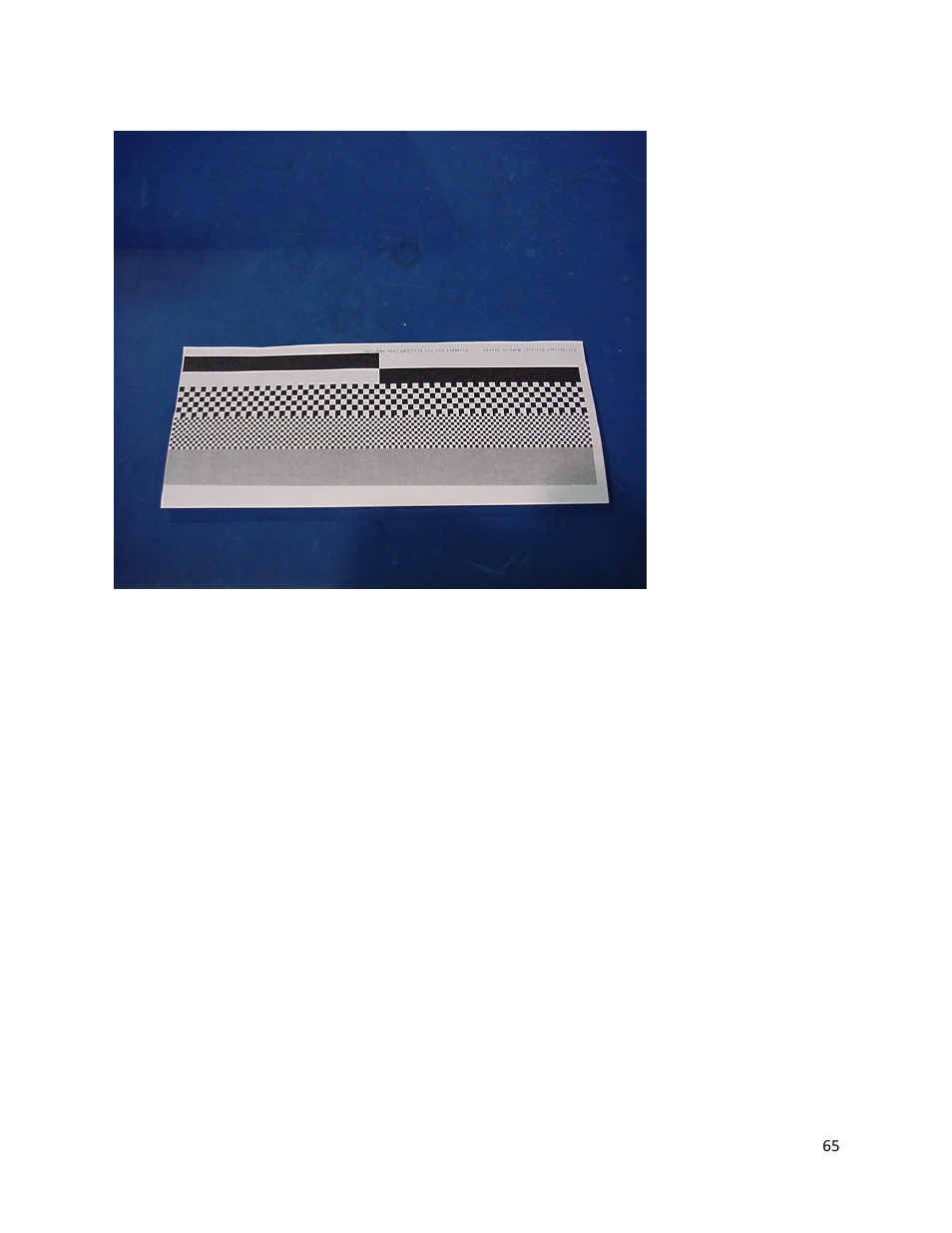 Figure 7-34. sample test plot | iSys V12 Thermal Printer User Manual | Page 65 / 96