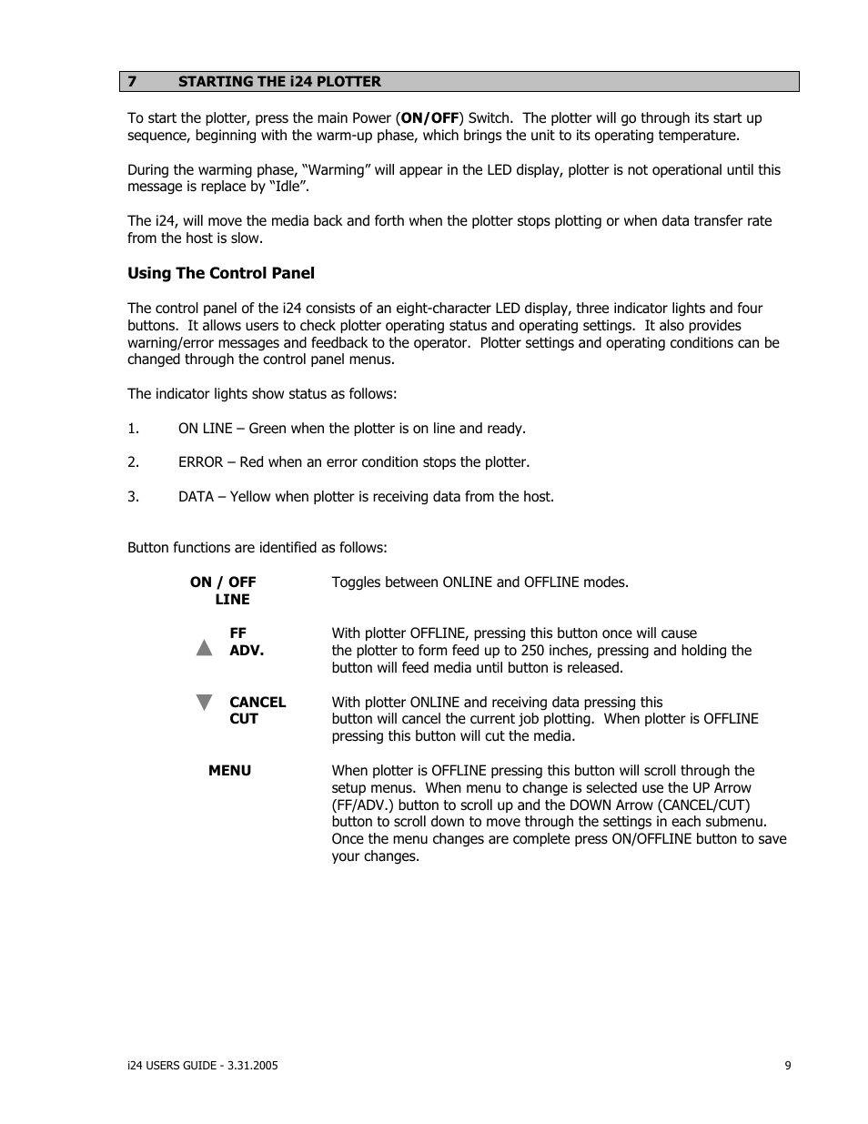 iSys i24 Direct Imaging Printer User Manual | Page 10 / 31