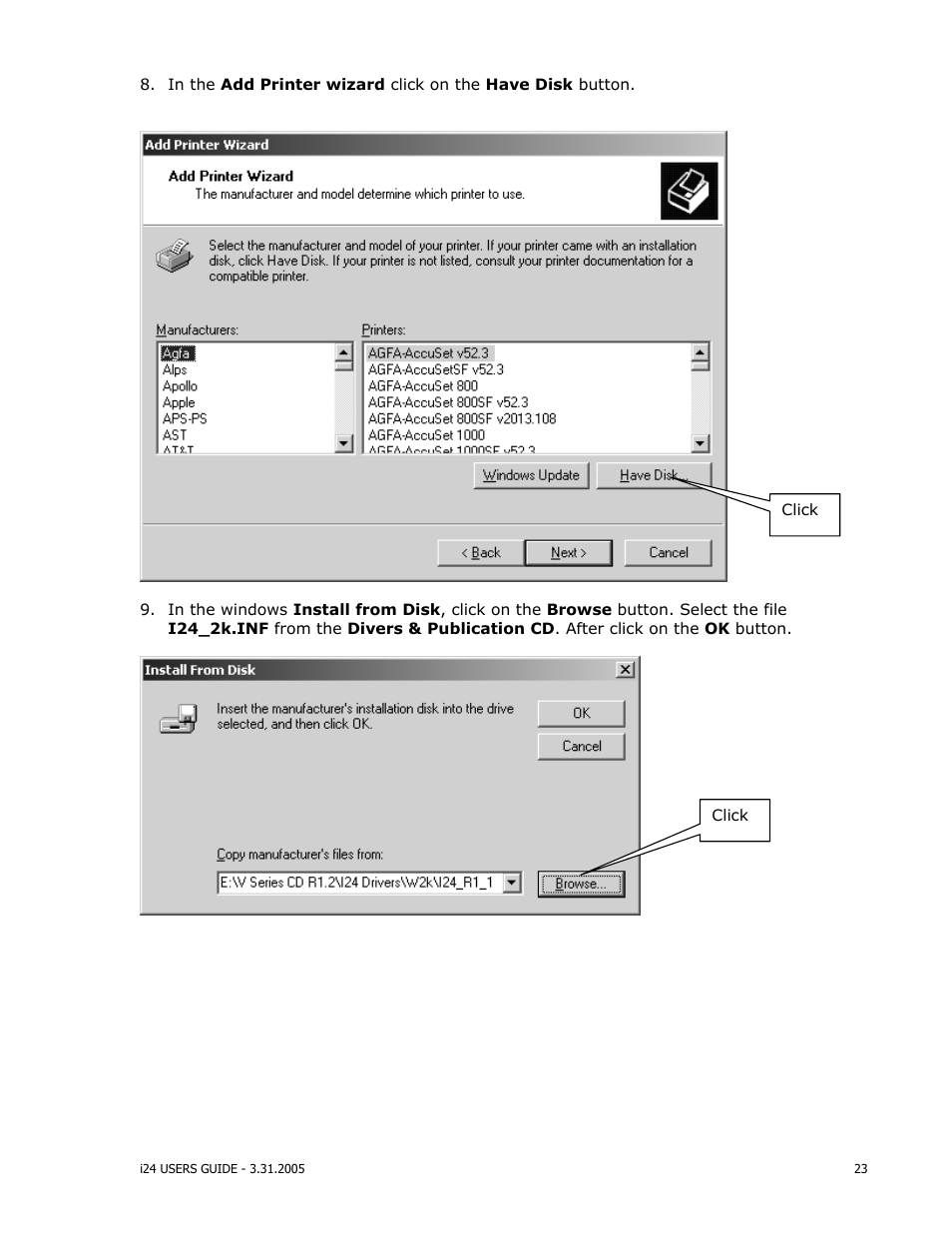 iSys i24 Direct Imaging Printer User Manual | Page 24 / 31