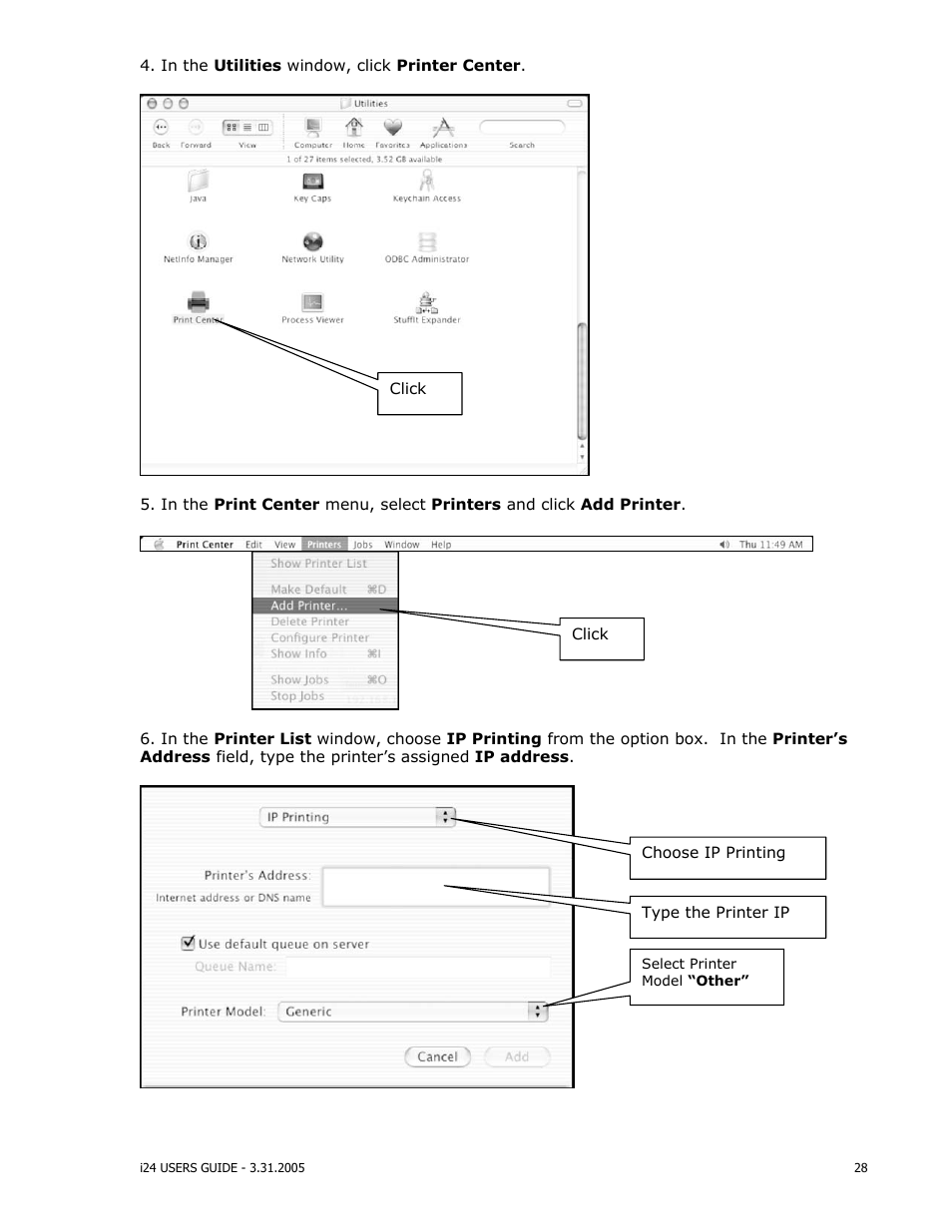 iSys i24 Direct Imaging Printer User Manual | Page 29 / 31