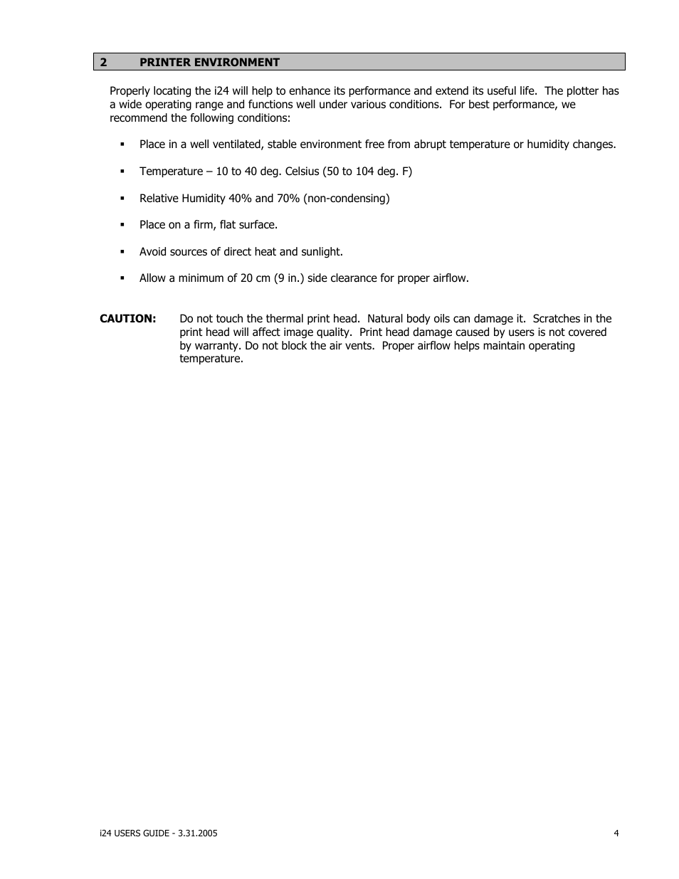 iSys i24 Direct Imaging Printer User Manual | Page 5 / 31