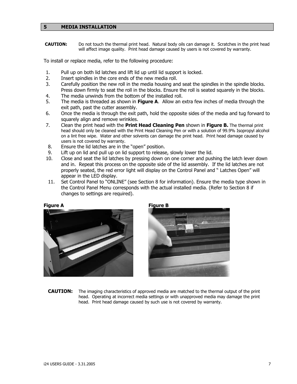 iSys i24 Direct Imaging Printer User Manual | Page 8 / 31