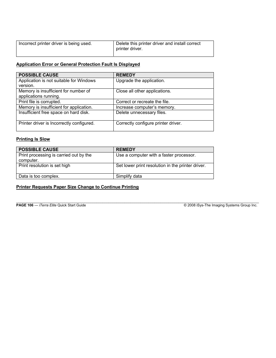 iSys iTerra Elite Color LED Printer User Manual | Page 106 / 119