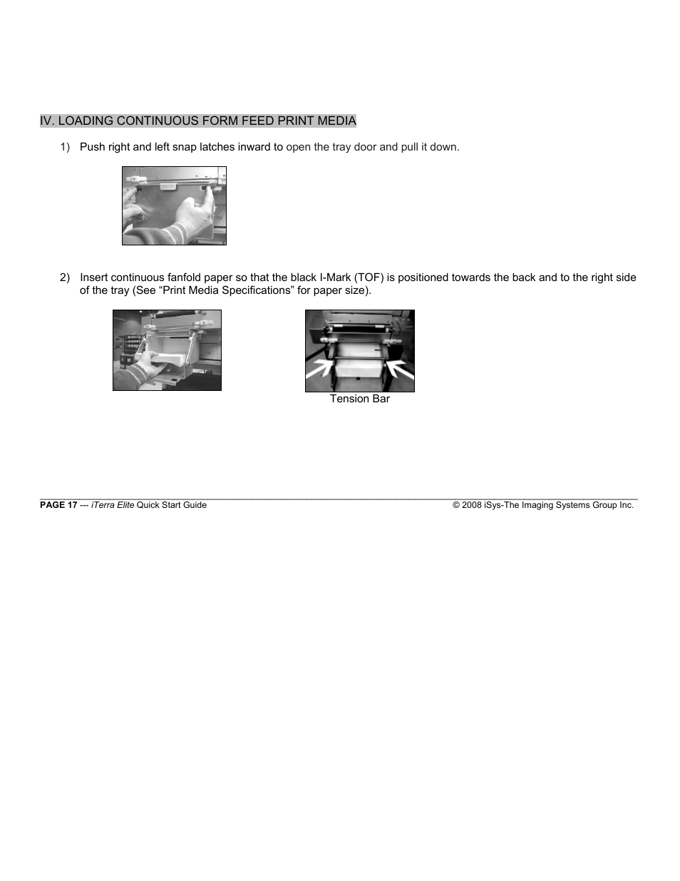iSys iTerra Elite Color LED Printer User Manual | Page 17 / 119