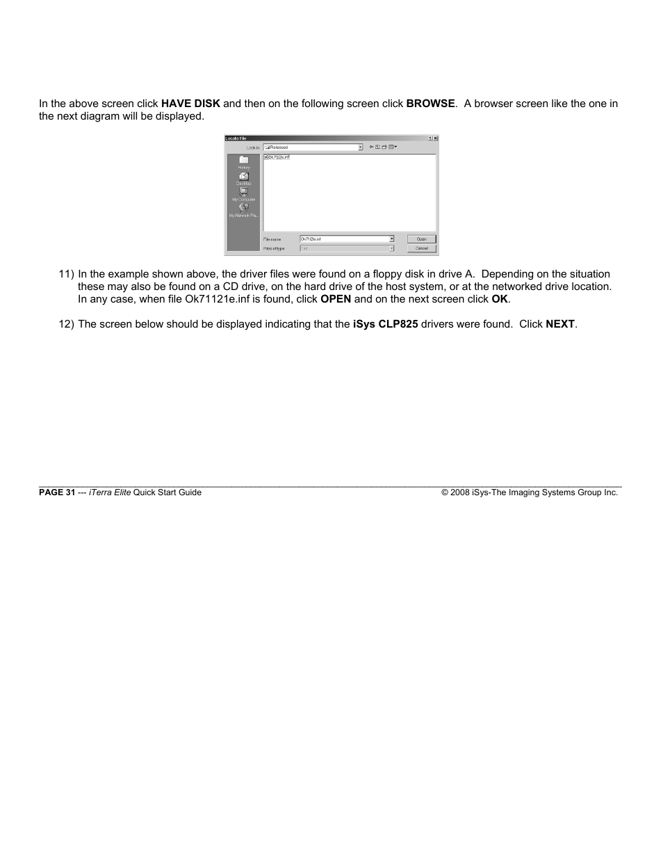 iSys iTerra Elite Color LED Printer User Manual | Page 31 / 119