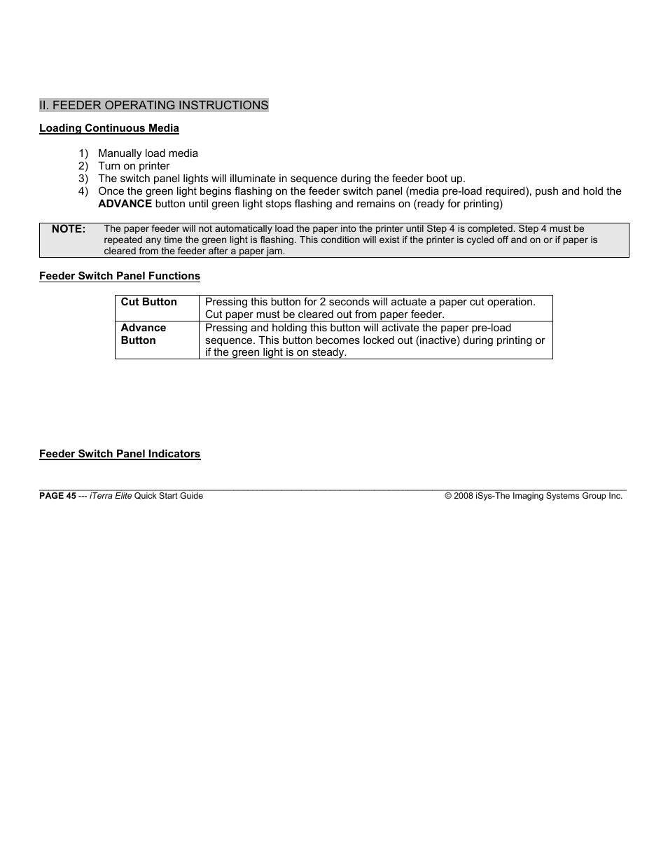 iSys iTerra Elite Color LED Printer User Manual | Page 45 / 119