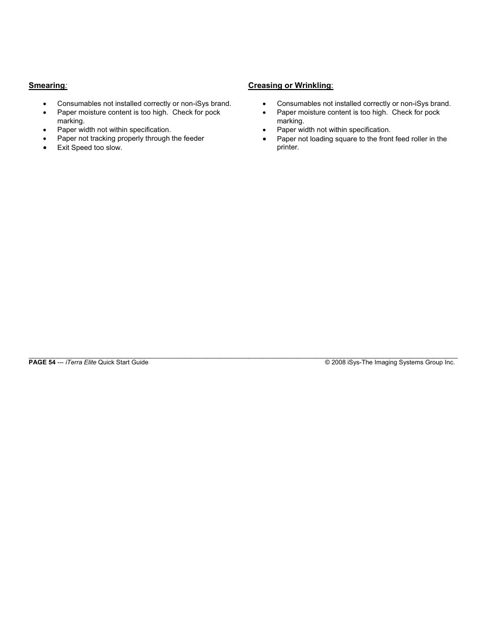 iSys iTerra Elite Color LED Printer User Manual | Page 54 / 119