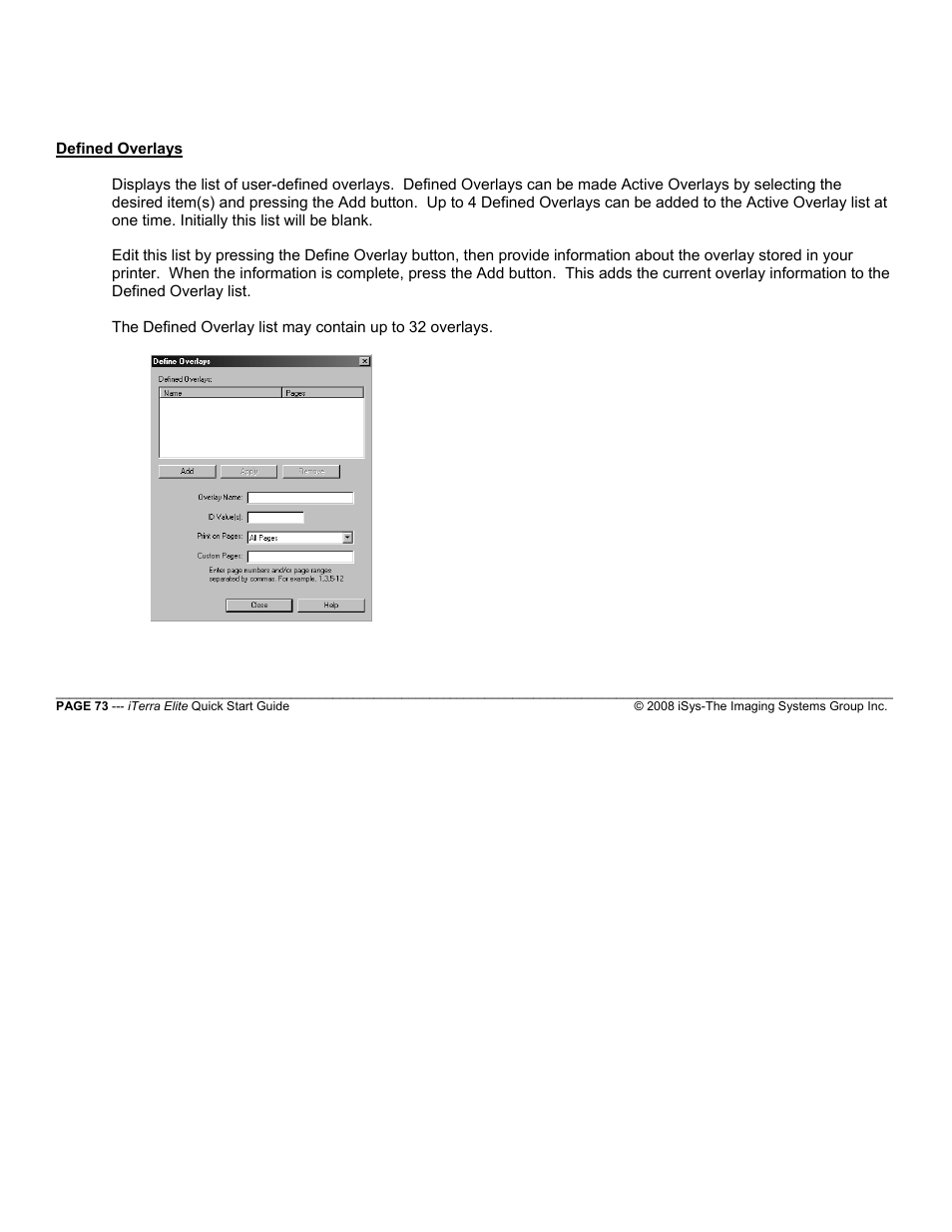 iSys iTerra Elite Color LED Printer User Manual | Page 73 / 119