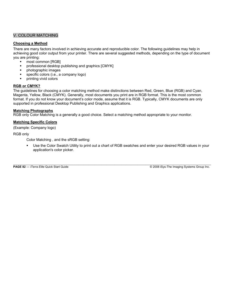 iSys iTerra Elite Color LED Printer User Manual | Page 82 / 119