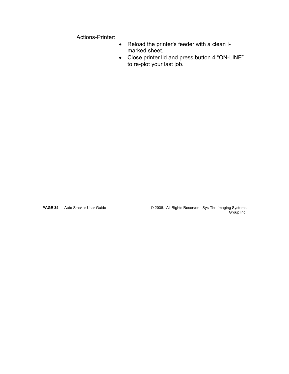 iSys iTerra Elite Color LED Printer User Manual | Page 34 / 35