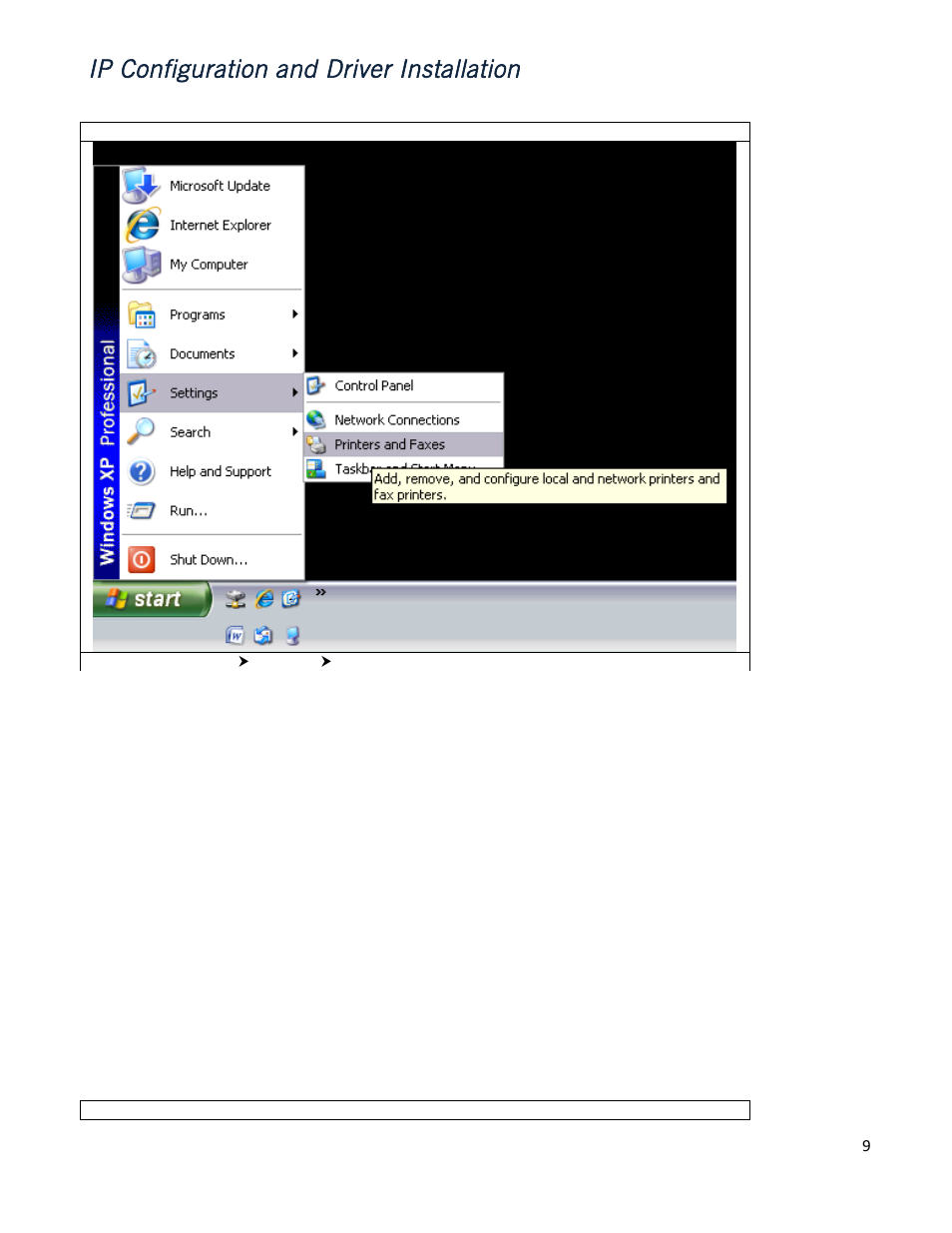 Ip configuration and driver installation | iSys iTerra IJ875 User Manual | Page 9 / 51