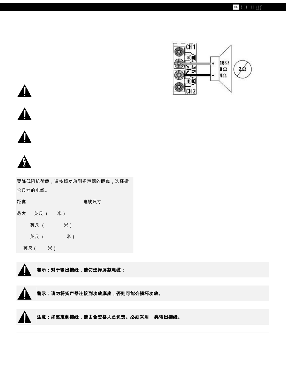 JBL Synthesis SDA 4600 User Manual | Page 10 / 11