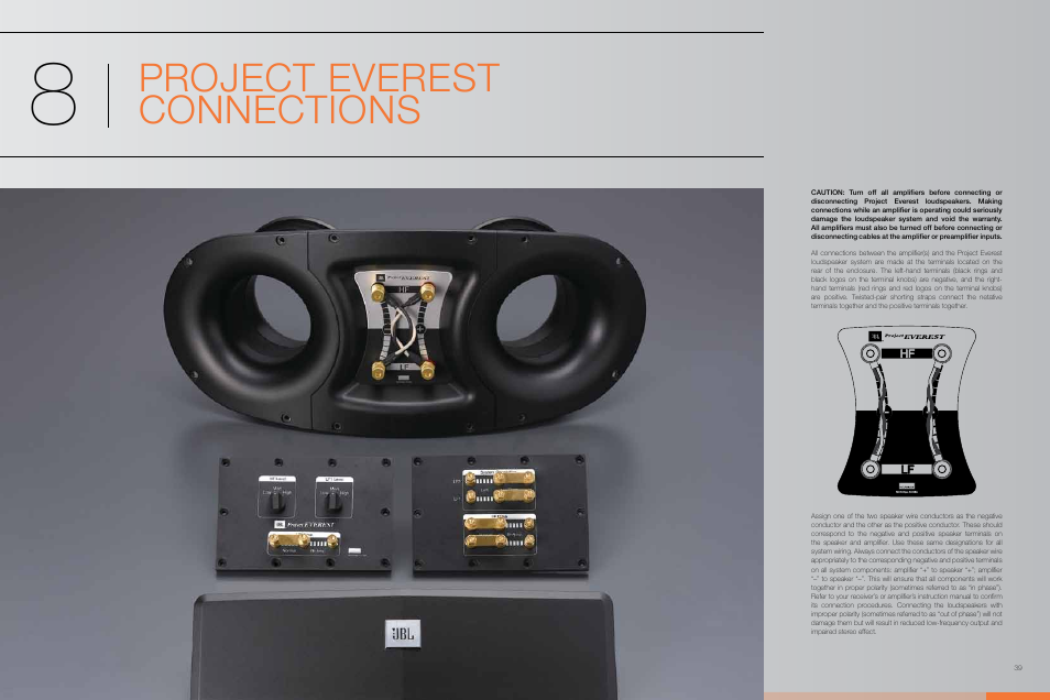 Project everest connections | JBL Synthesis Everest DD67000 User Manual | Page 20 / 26