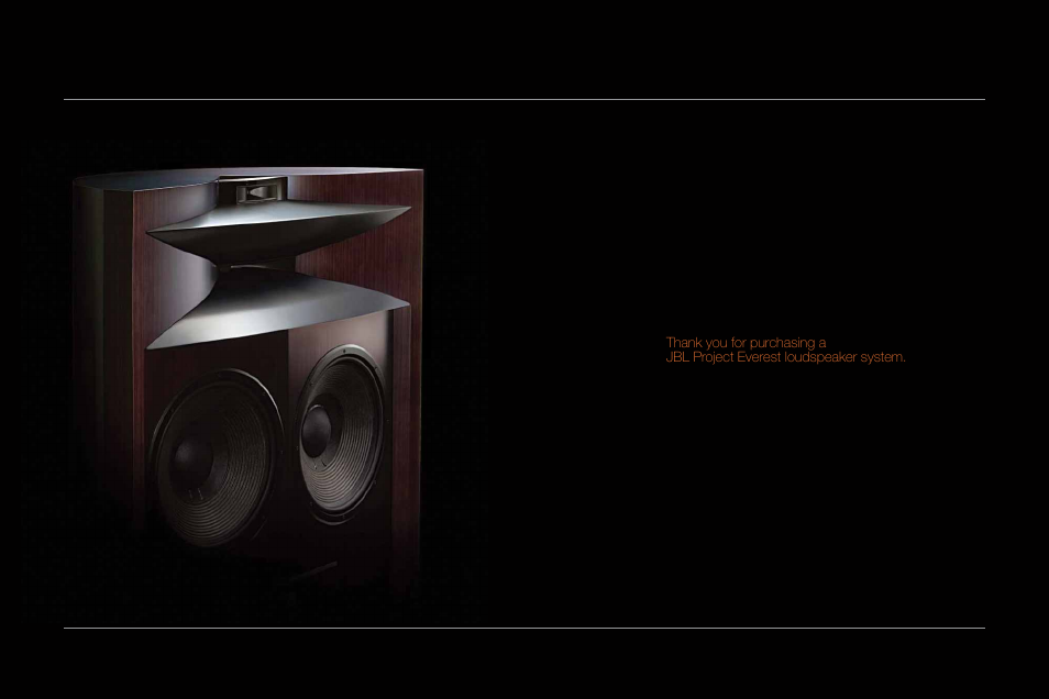 JBL Synthesis Everest DD67000 User Manual | Page 25 / 26