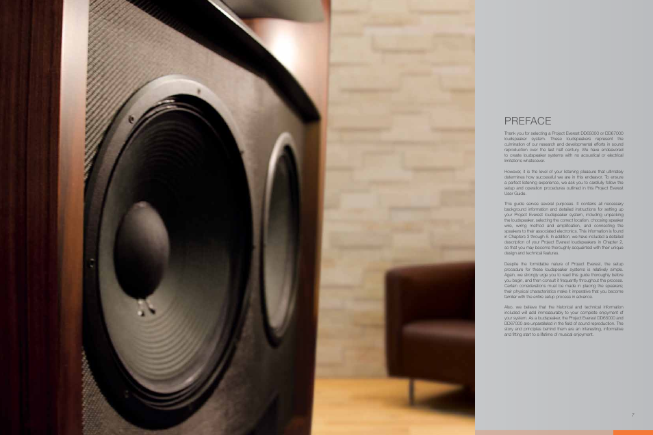 Preface | JBL Synthesis Everest DD67000 User Manual | Page 4 / 26