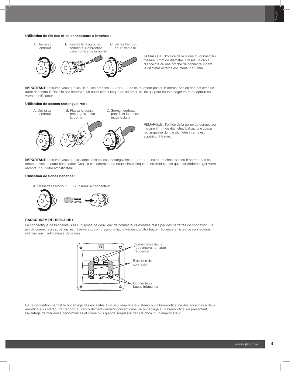 JBL Synthesis S3900 User Manual | Page 13 / 72