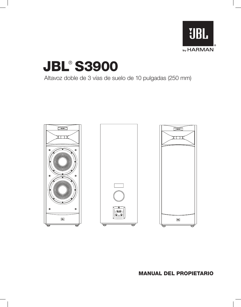 S3900 | JBL Synthesis S3900 User Manual | Page 17 / 72
