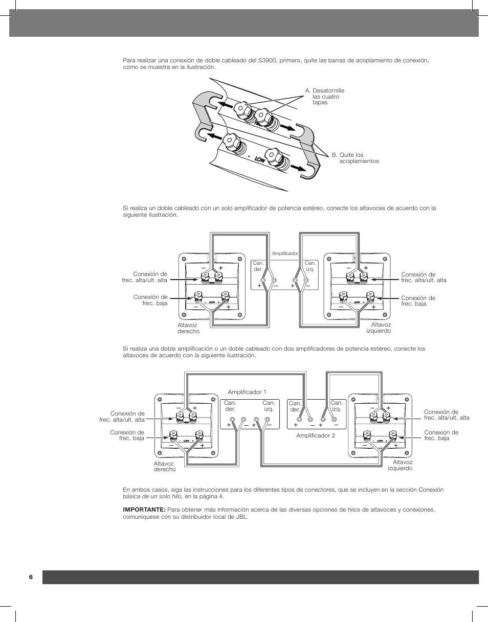 JBL Synthesis S3900 User Manual | Page 22 / 72