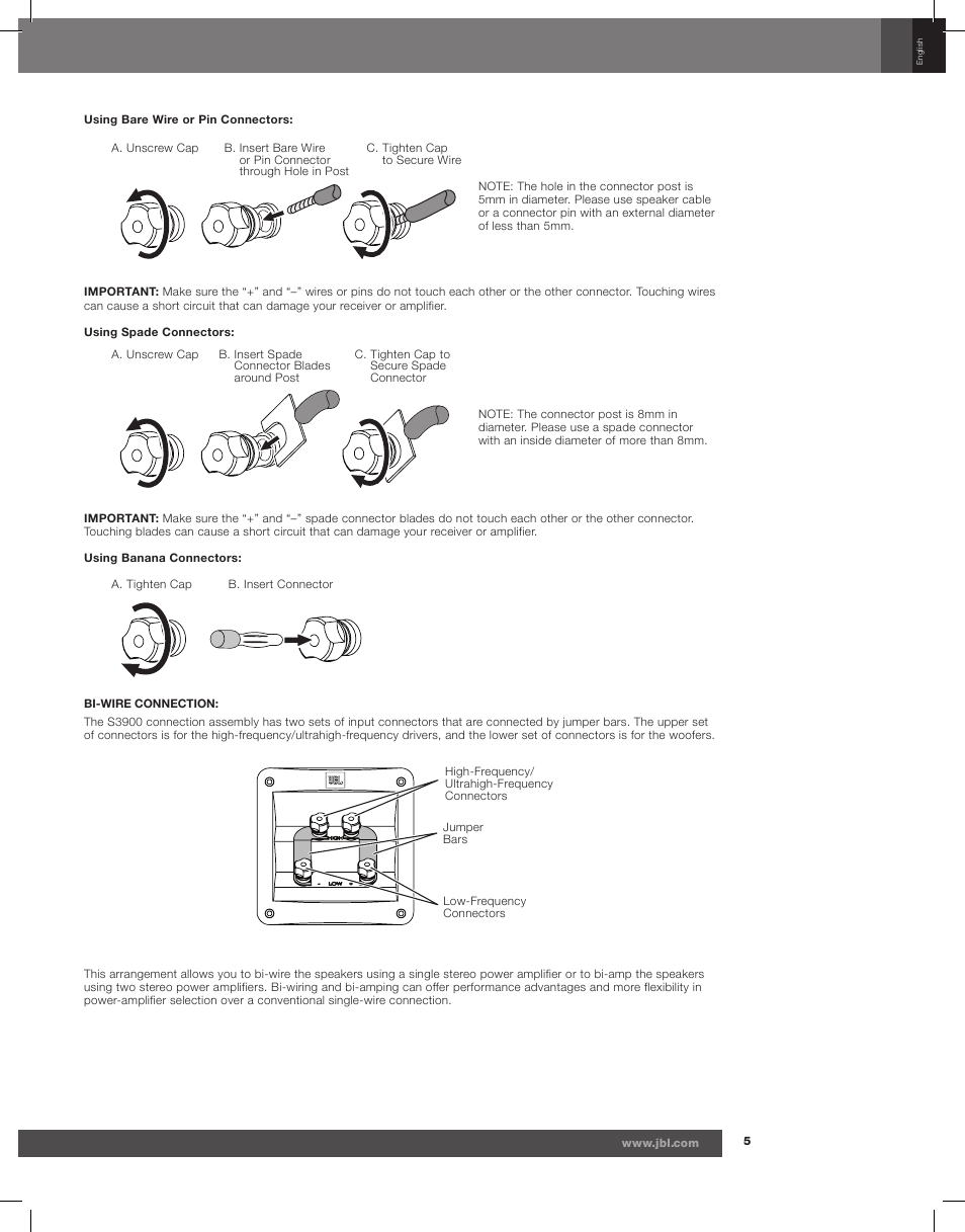 JBL Synthesis S3900 User Manual | Page 5 / 72