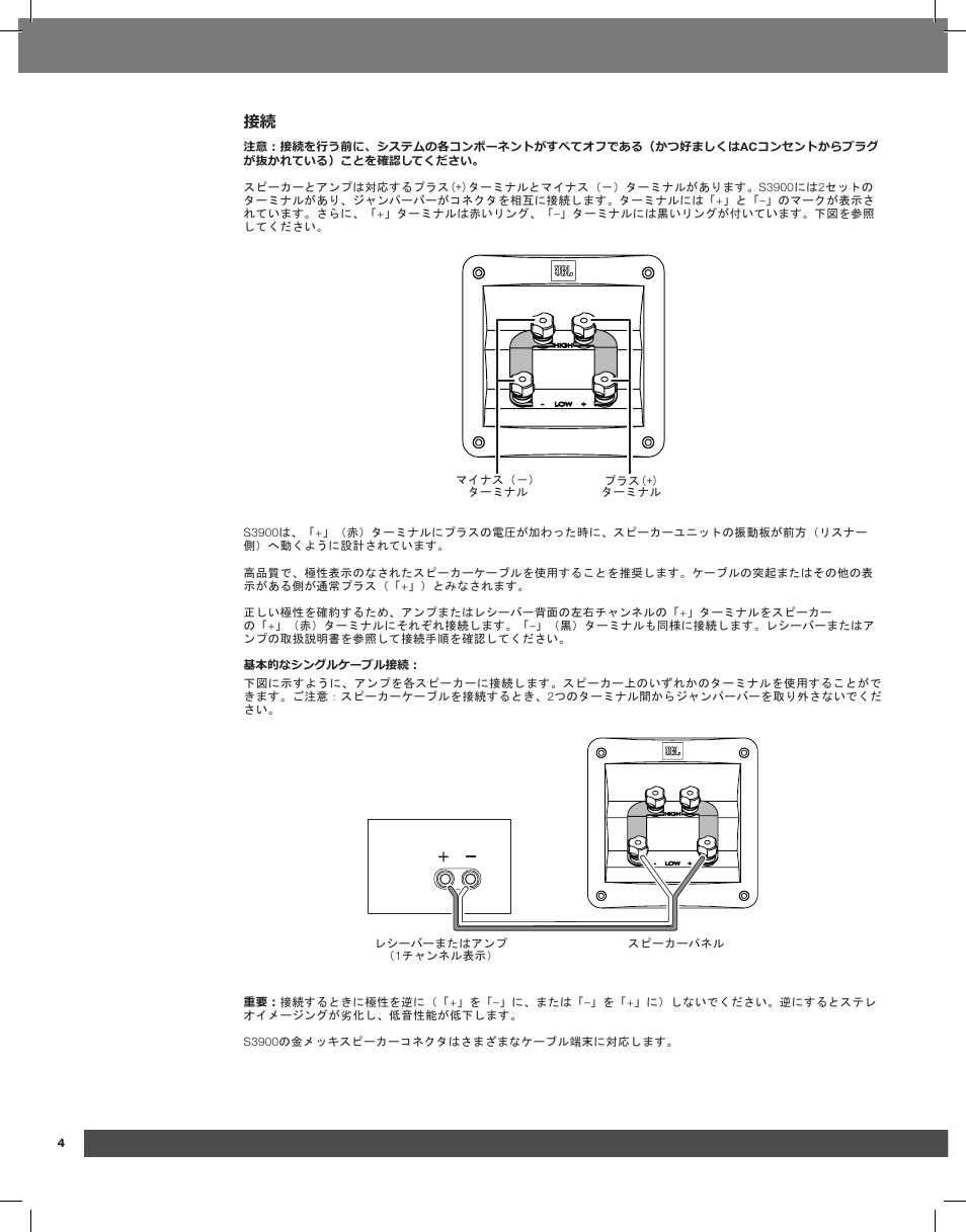 JBL Synthesis S3900 User Manual | Page 52 / 72