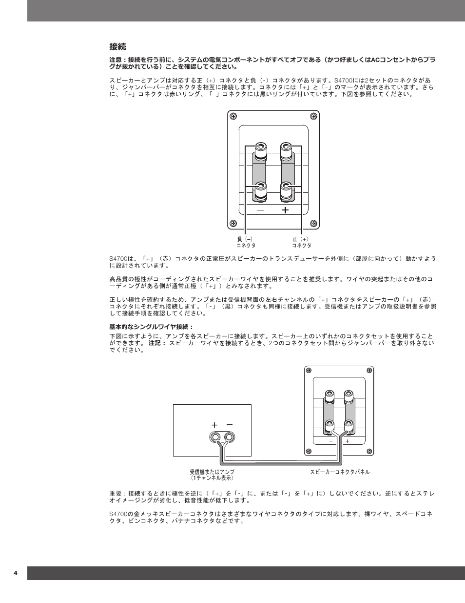 JBL Synthesis S4700 User Manual | Page 12 / 16