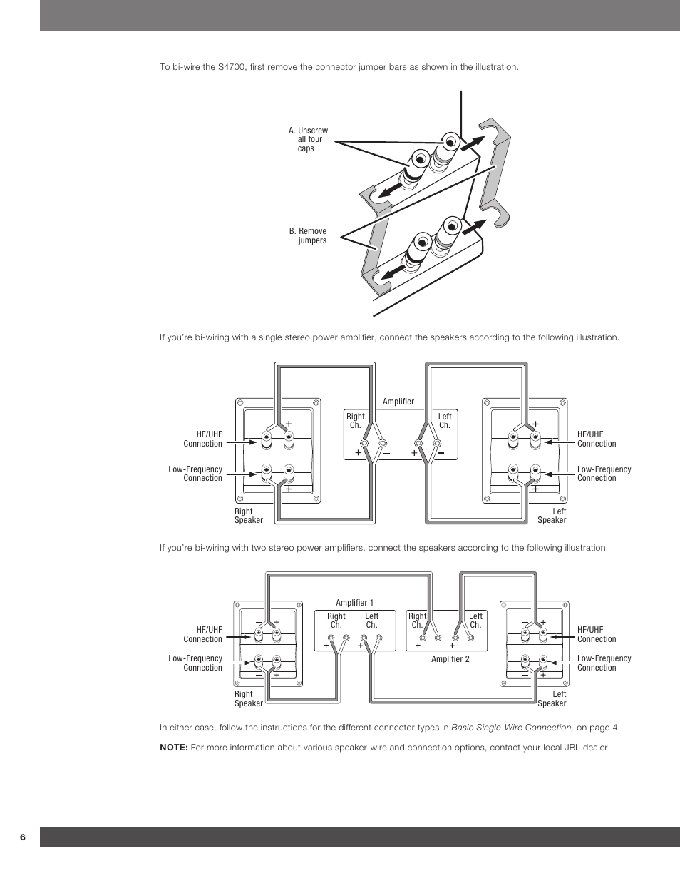 JBL Synthesis S4700 User Manual | Page 6 / 16