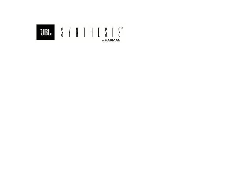 JBL Synthesis SDP-45 4K User Manual | 64 pages