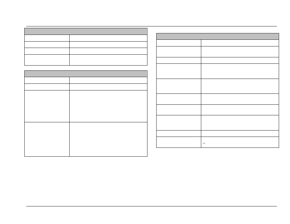 Specifications | JBL Synthesis SDP-45 4K User Manual | Page 62 / 64