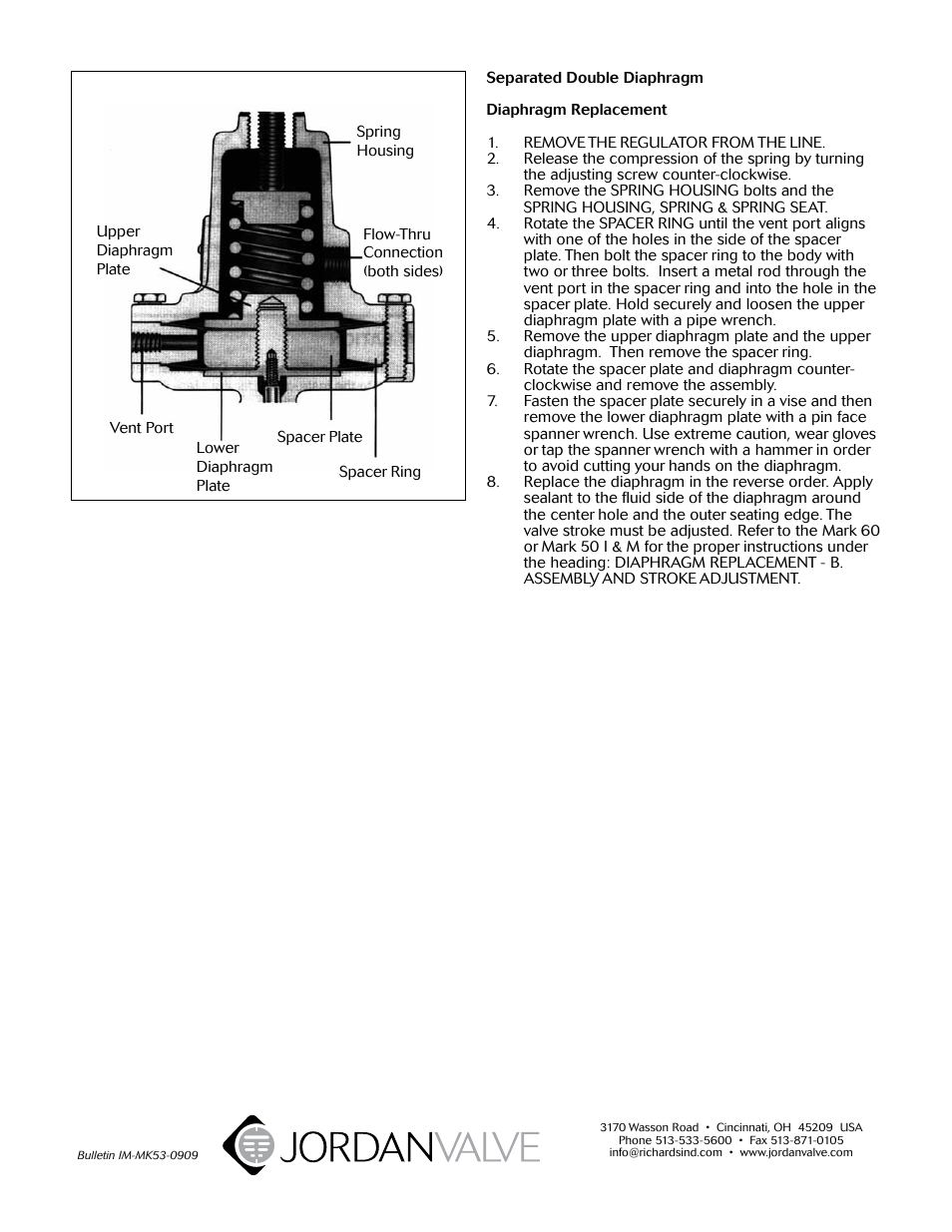 Jordan Valve Mark 53 Series – Differential Back Pressure User Manual | Page 2 / 2