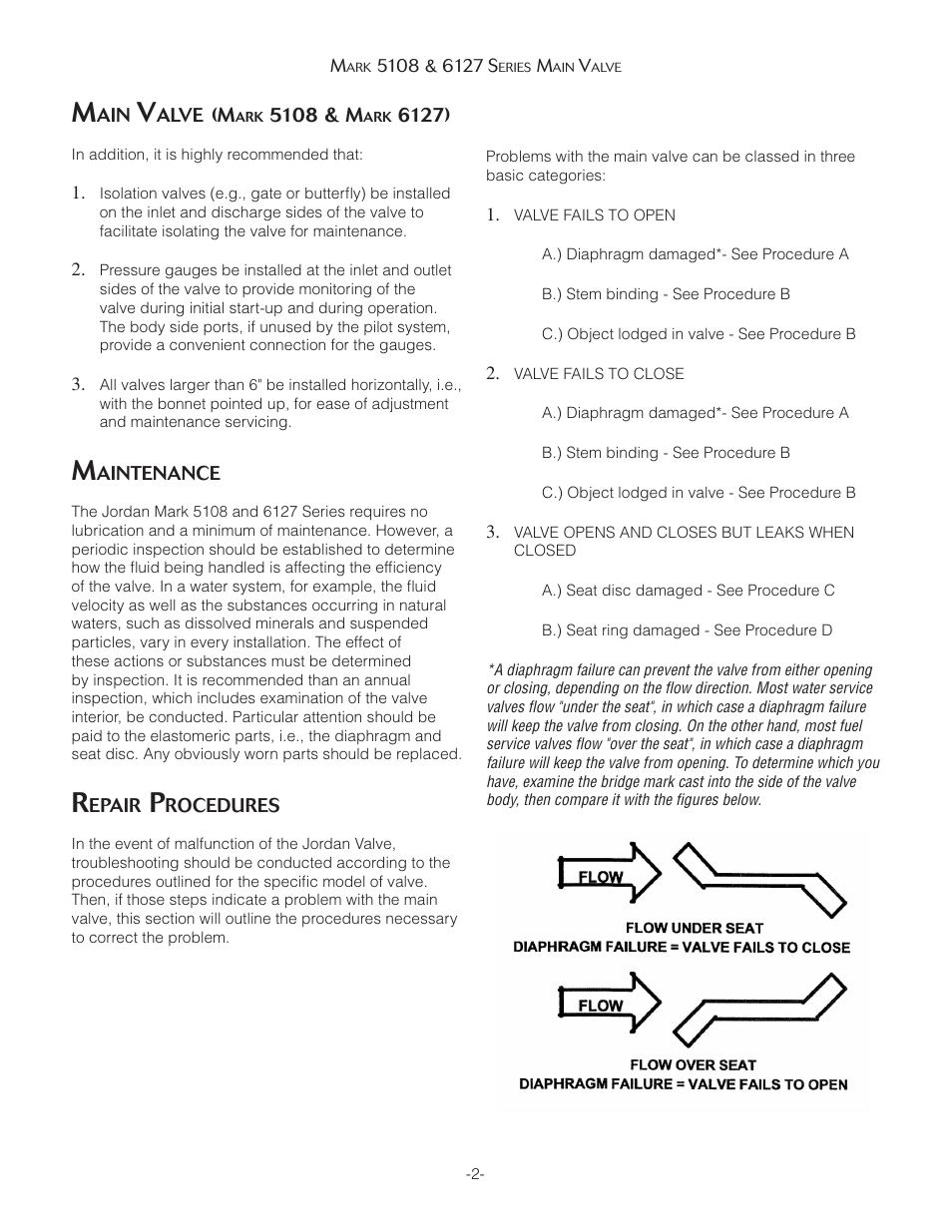 5108 & m | Jordan Valve Mark 5108 Series Back Pressure Regulator User Manual | Page 2 / 5