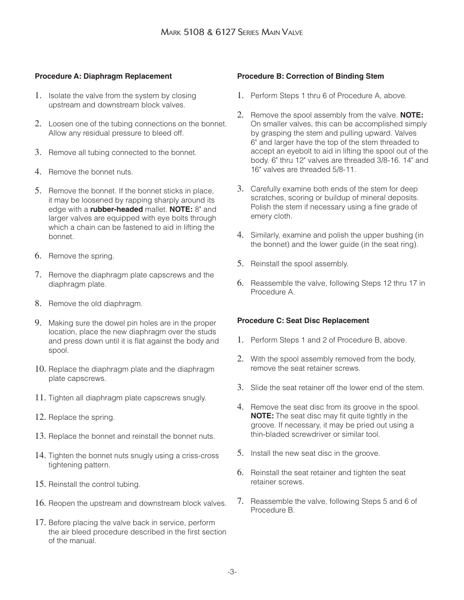 Jordan Valve Mark 5108 Series Back Pressure Regulator User Manual | Page 3 / 5