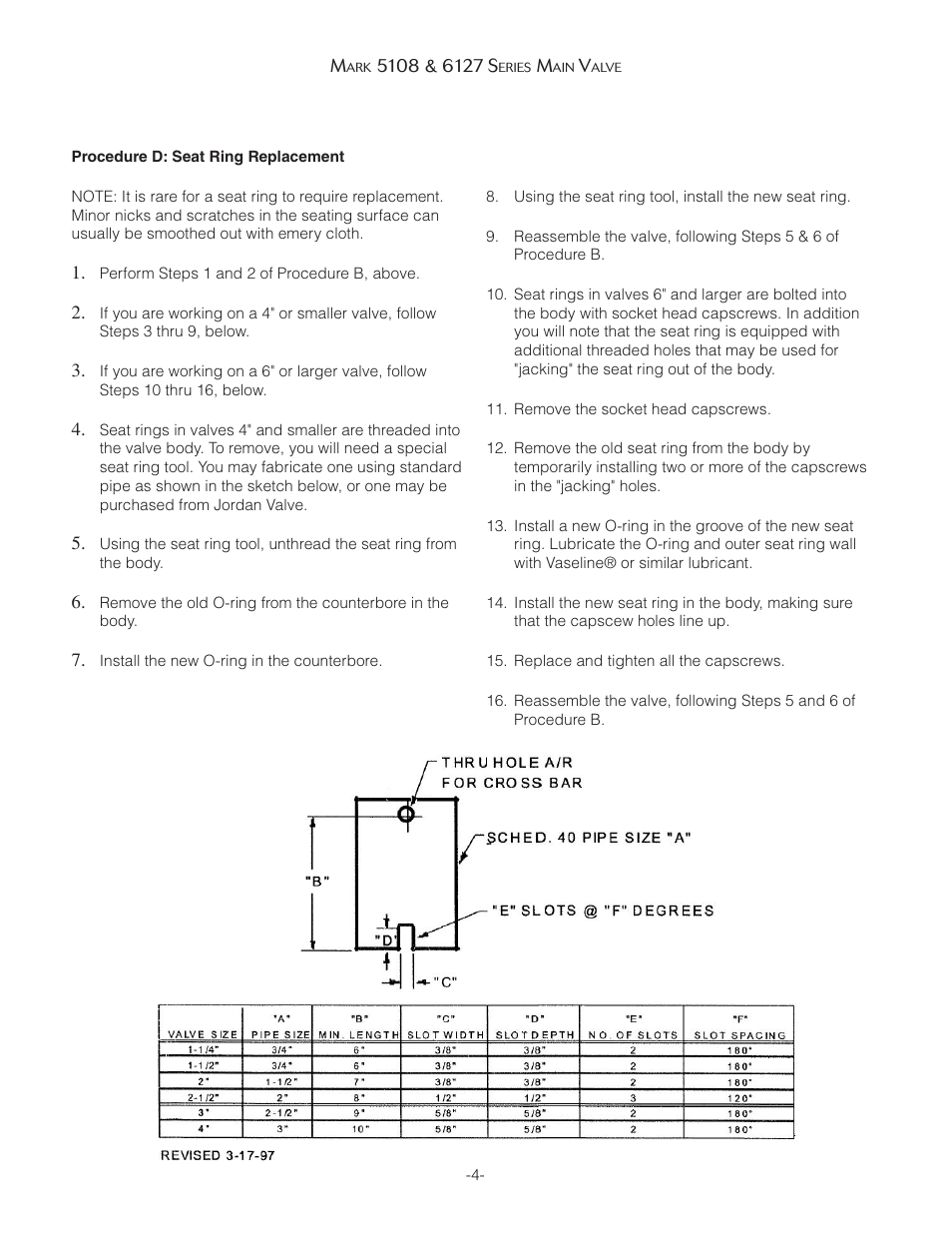 Jordan Valve Mark 5108 Series Back Pressure Regulator User Manual | Page 4 / 5